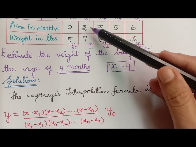 lagrange's interpolation|| interpolation || numerical analysis