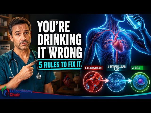 YOU'RE DRINKING WATER WRONG — The 5-Rule Method to Actually Hydrate Your Cells