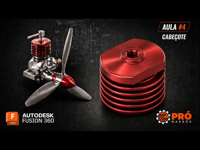 Learn Fusion 360 by Modeling a Real ENGINE | Lesson #4: Cylinder Head