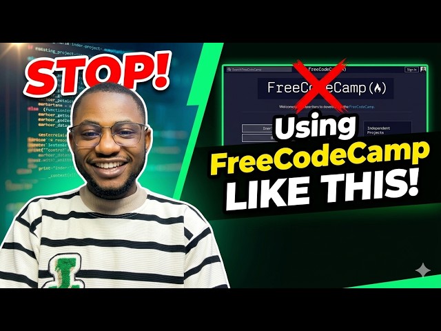 STOP Using FreeCodeCamp website… Until You Watch This.