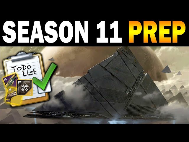 Destiny 2: Last Minute Season 11 Prep Guide!