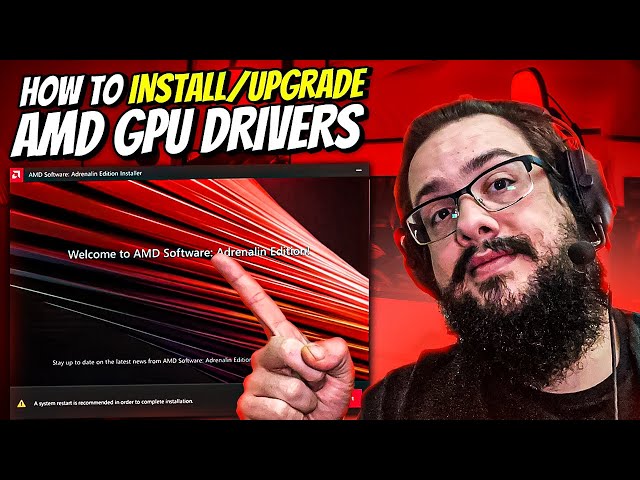 How to install/upgrade AMD GPU Drivers