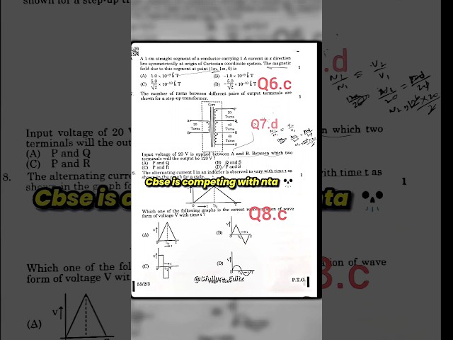NTA vs Cbse 12th Board 🔥💀 | #cbse #nta #cbse12thboard #physics #chemistry #maths #12thcbse #toppers