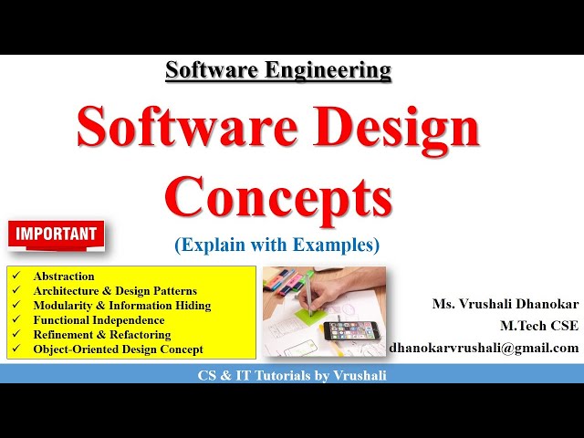 SE 22 : Software Design Concepts with Examples #softwareengineeringtutorials