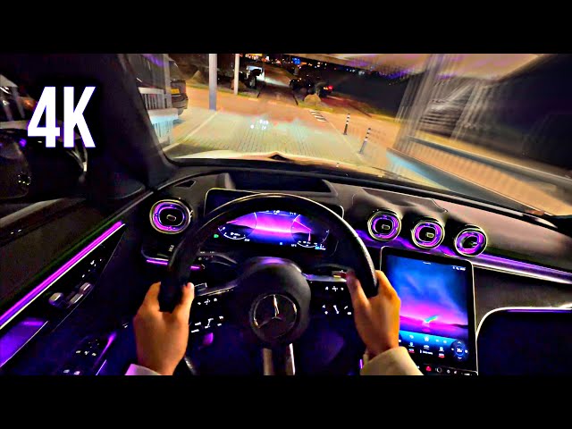2025 4K ULTRA NIGHT DRIVE Mercedes-Benz C class by StarDrivery
