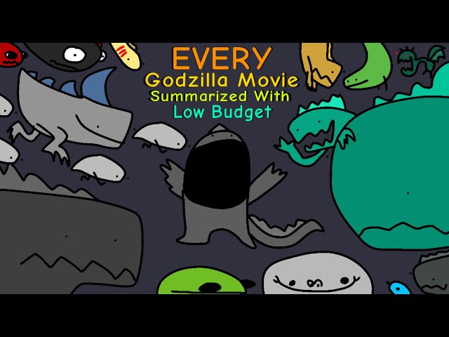 Every Godzilla Movie Summarized In Low Budget