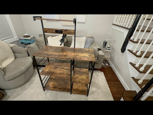 Unboxing & Assembling the SUPERJARE Kitchen Bakers Rack