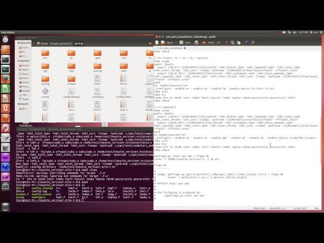 LM suite v.7.9 (compile lm+fullpotential by ifort and icc, OpenMPI)