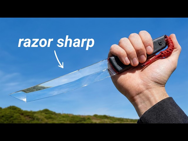 I Made the World's Sharpest Transparent Knife