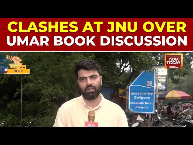 Ground Report: JNUSU & ABVP Clash At JNU Over Cancelled Event For Umar Khalid's Book | India Today