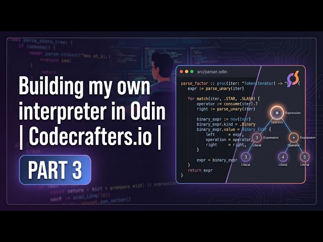 Writing a Parser in Odin (Interpreter Part 3 #amharic )