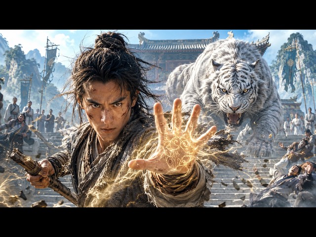 The Arena King Unleashes a White Tiger—Awakening the Power Sealed Inside the Boy#4k