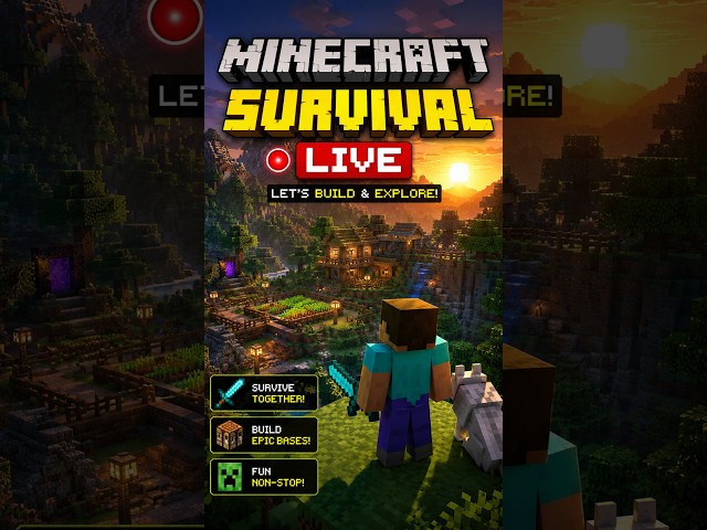 Road to 2K | Minecraft Survival #minecraft #shorts