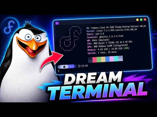 I Built the PERFECT Linux Terminal in 7 Minutes (Ghostty + Zsh)