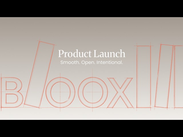 2026 BOOX Product Launch Event