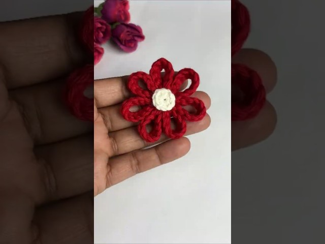 🌼👌🏻Wow Amazing 🌼Very Easy Crochet flower motif making for beginners🌼#trending #shorts #viral