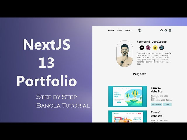 যে প্রজেক্টের মাধ্যমে শিখবেন NextJs 13 | Nextjs 13 Project | bangla tutorial | be valid