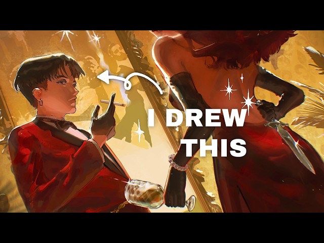 How I made a Cover Art for an Indie Artist || DIGITAL PAINTING PROCESS