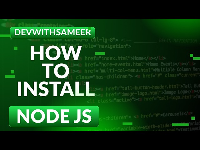 How to Install Node.js (2026 Tutorial) - Setup for Beginners