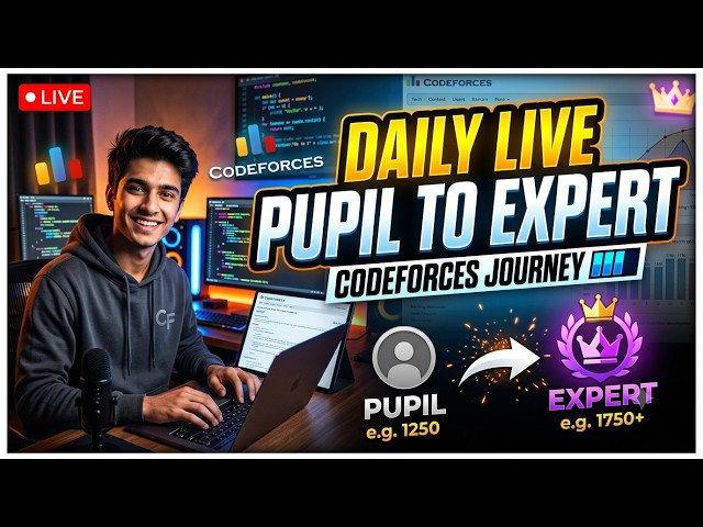 Pupil to Expert ! | Solving Codeforces Problem daily until I become Expert