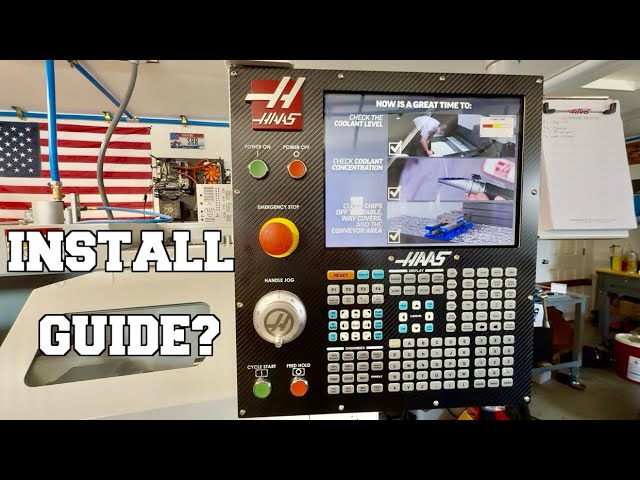 Installing ​⁠Haas’s Carbon Fiber Bezel on the TL-1 Control Panel!
