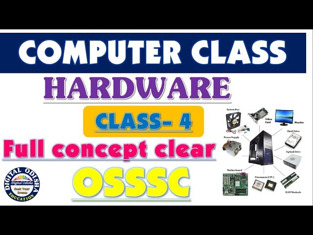 Computer Hardware System || computer class for osssc|| computer class Odia||by digital odisha