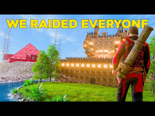 We Built The BIGGEST BASE And RAIDED The Entire Server  - Vanilla Rust