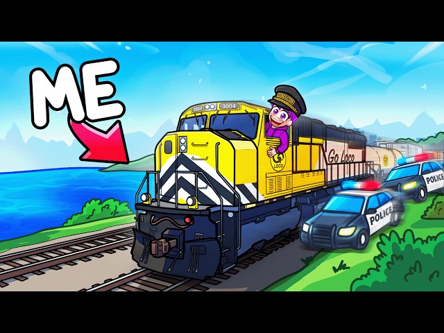 Playing as a TRAIN DRIVER in GTA 5...
