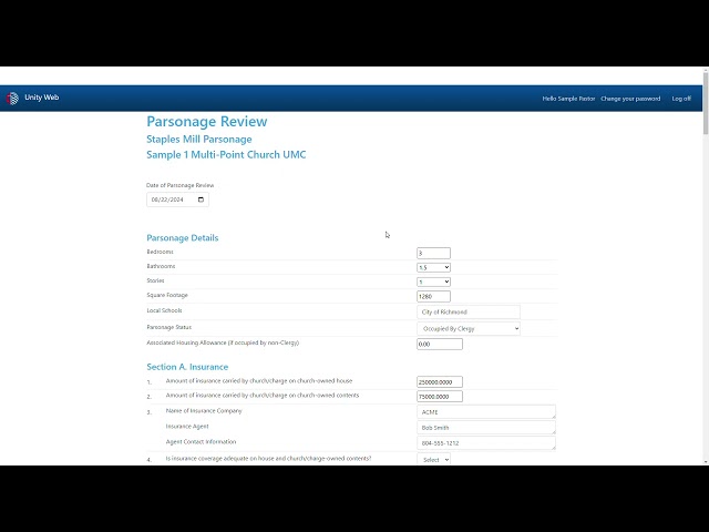 Unity Web Tutorials - Parsonages
