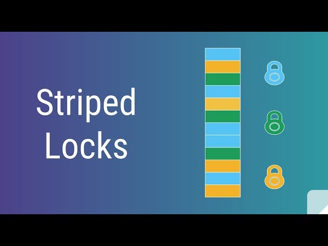 Guava library - Striped Locks in Java