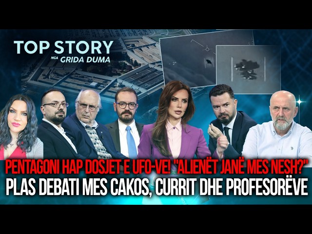 Pentagoni hap dosjet e UFO-ve! "Alienët janë mes nesh?"Plas debati mes Cakos, Currit dhe profesorëve