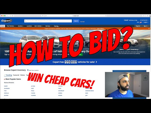 How to Bid on Cars at Copart! + What Broker I Use