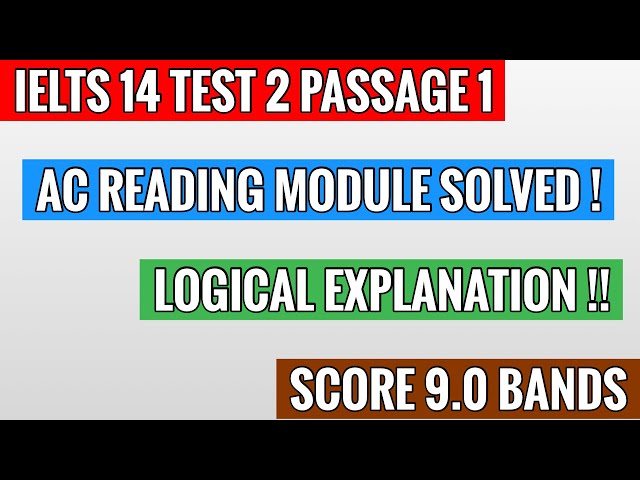 IELTS Cambridge 14 Test 2 Passage 1 AC Reading with logical expl I Alexander Henderson (1831-1913)