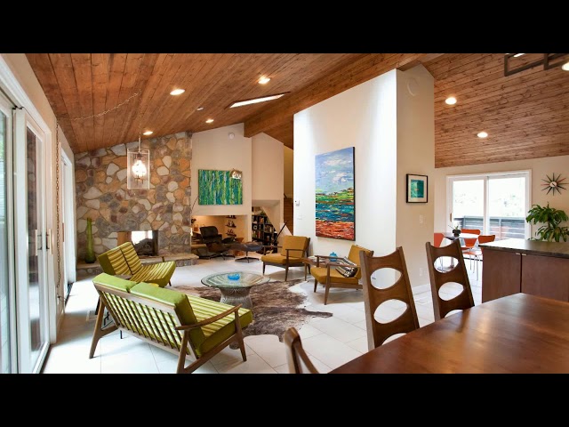 🔝 Midcentury Modern Living Rooms | Famous Small Spaces Tiny Interior Design Decor Ideas Tour 2018