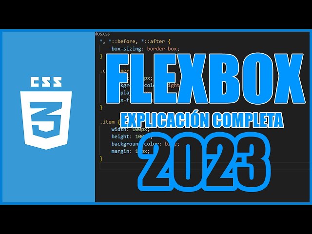 FLEXBOX CSS desde CERO| Explicación COMPLETA de FLEXBOX en español 2023