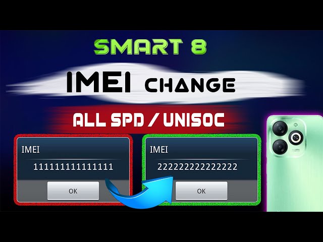 IMEI Repair ● Works on all android (SPD/UNISOC) Smart 8 x6525 = Free & Easy 💯✅