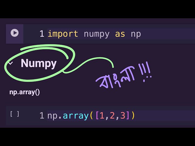 Complete NumPy Tutorial in Python | Bangla