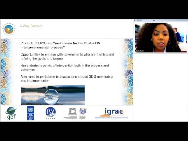 IW:LEARN Groundwater Webinar Part 1