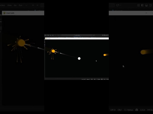 Python space shooter game | pygame tutorial  #python #pygame #coding #gamedevelopment