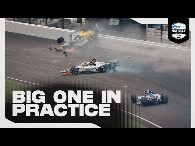 Multiple Cars Crash in Indy 500 Practice | 2026 INDYCAR