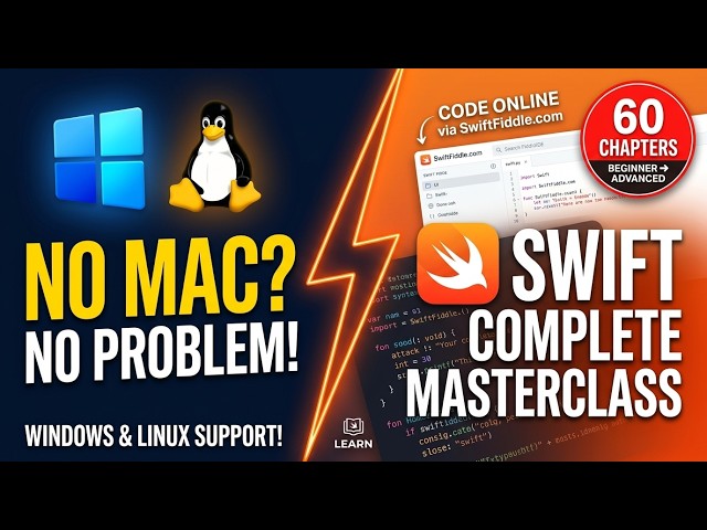 Learn swift from zero without mac