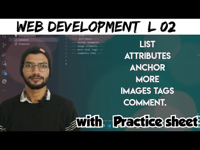 Web Development L2 | HTML Lists, Attributes, Images, Anchor & More | Live Practice | Ashutosh Sir