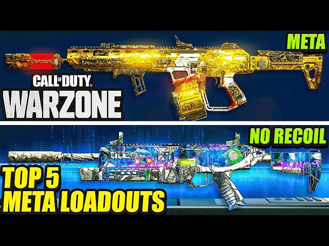 NEW TOP 5 *META* LOADOUTS after SEASON 4 UPDATE in BO7 WARZONE! (BO7 Warzone Best Loadouts)