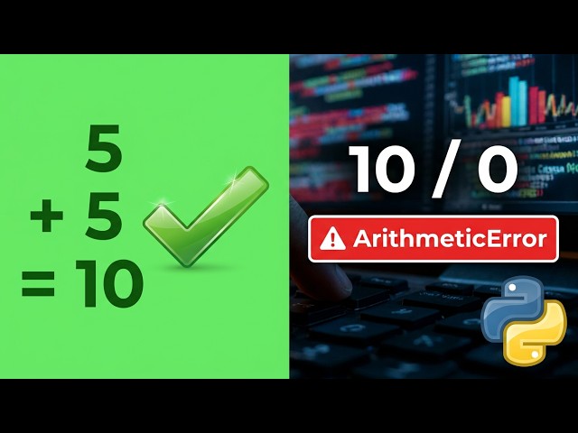 ArithmeticError in Python | What is Arithmetic Error? | #arithmeticerror #arithmetic #error #python