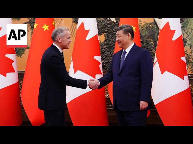 Canada agrees to cut tariff on Chinese EVs for lower tariffs on farm products