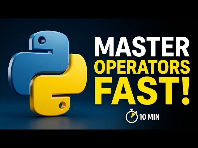 Python Operators Tutorial for Beginners | Complete Guide (2026)