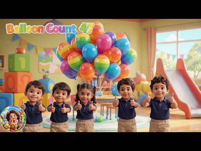 🌈 Learn Math with Balloon Puzzles! 🎈 Easy Addition & Subtraction for Preschool & Kindergarten