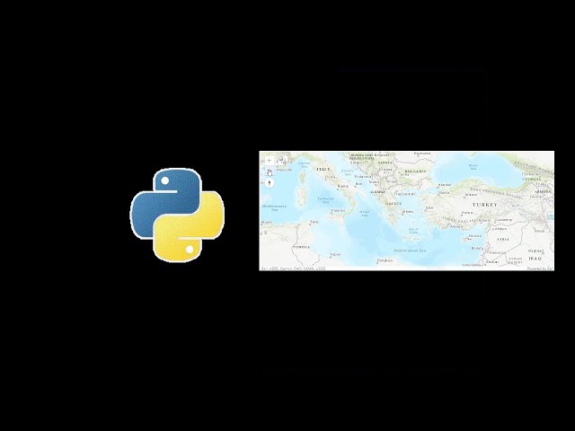 GIS and Python Tutorial Part1 (arcgis library installation and map in jupyter notebook)