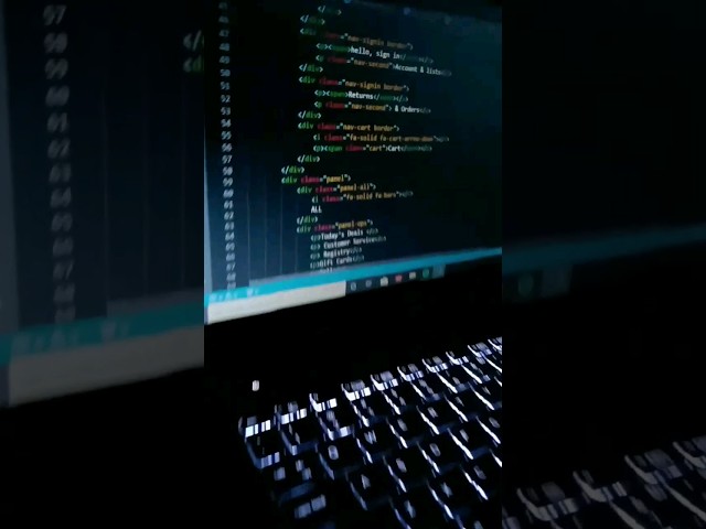 Amazon Clone #code #programming #coding #shorts