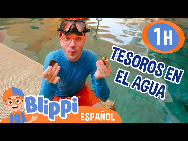 Blippi busca tesoros en el fondo del mar💰🎁🌊| Blippi Español | Videos educativos para niños
